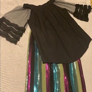 Party skirt and shirt